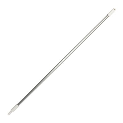 124375: Manche en aluminium avec filet - 150 cm - BLANC