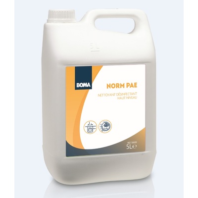 300191: Norm PAE - Nettoyant désinfectant sols et surfaces (5 normes) - 5L (Ce produit est un produit biocide affecté au circuit restreint, FR: 68118, LUX: 138/24/L)