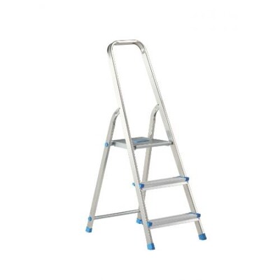 666303: Escabeau ménager Excelsior 2 + 1 marches - 61 cm - 3,6 kg