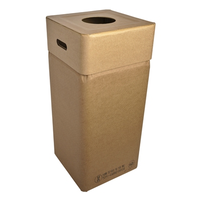 750282: Bomabin Select Cardboard - 110 l - couvercle à ouverture ronde étroite