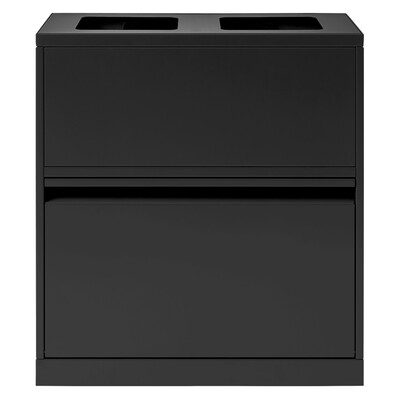 750488: Bomabin Select Bica - 80 l - NOIR - ouvert