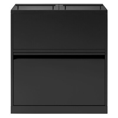 750489: Bomabin Select Bica - 80 l - NOIR - couvercle