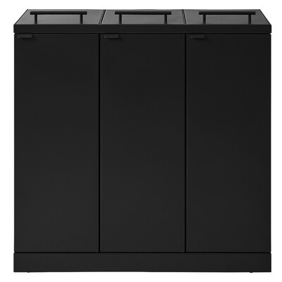 750512: Bomabin Select Bica - 3 x 65 l - NOIR - couvercle/couvercle/couvercle