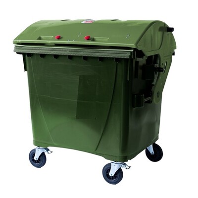 751265: Conteneur avec 4 roues - 1100 l - VERT