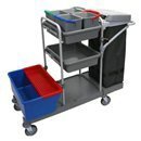 Conceptcar Chariots De Nettoyage Avec Sytème Mops À Poches/velcro