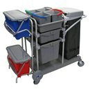 Conceptcar Chariots De Nettoyage Avec Sytème Mops À Poches/velcro Top-down